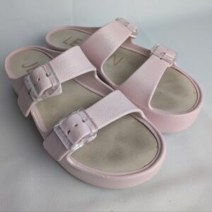 LEMON JELLY Baby Pink Women Platform Sandals Size 36 = 6 US Made In Portugal